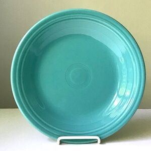 Fiesta Turquoise Blue 10.5” Dinner Plate Homer Laughlin Lead Free USA